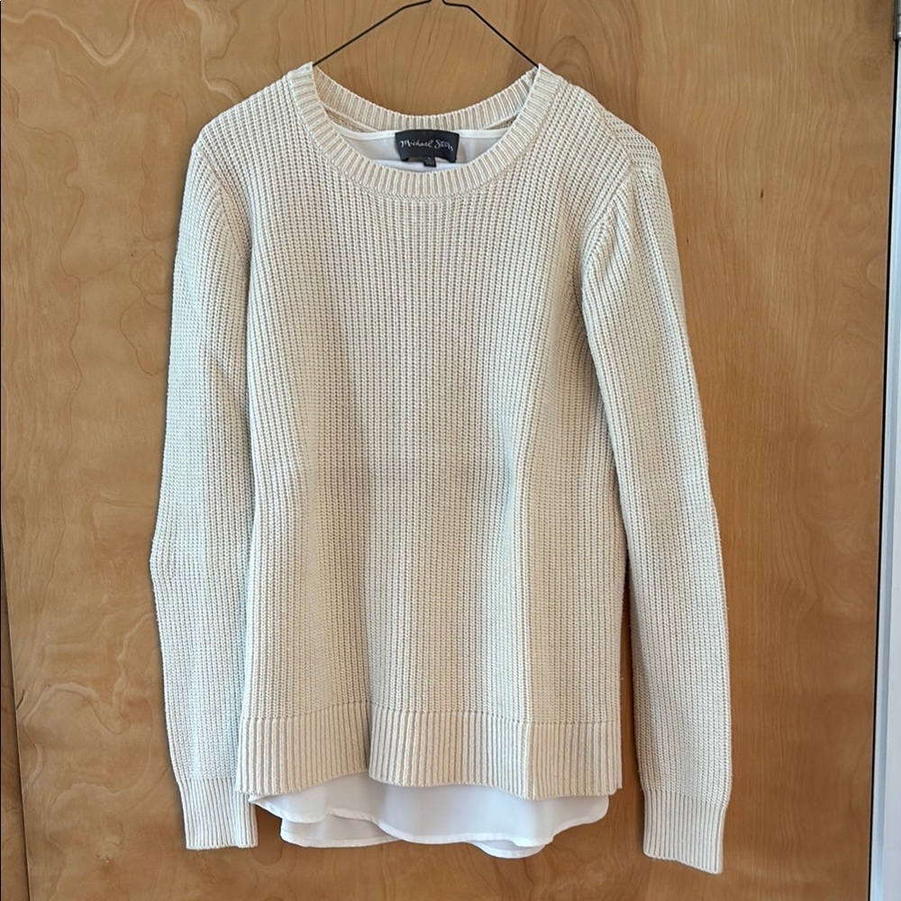 Michael Stars Cream Knit Sweater